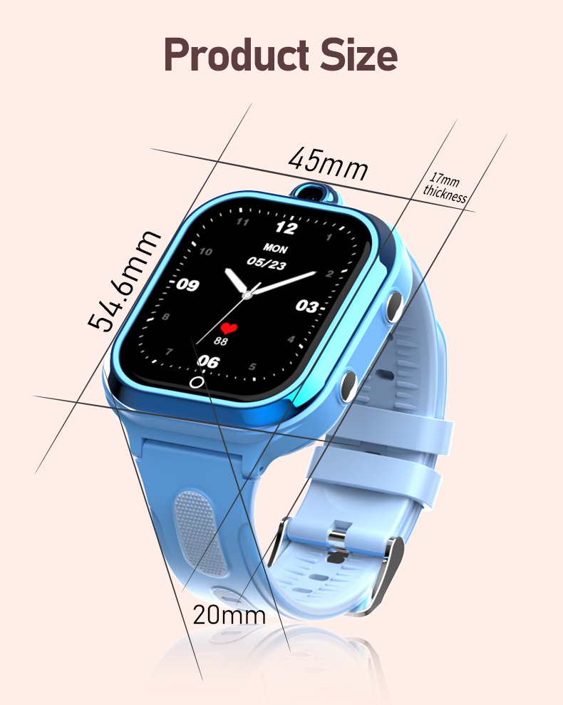 NBX DF97 Kids Smart Watch - Shenzhen NBX Technology Co.,Ltd - Kids Smart Watch - DF97 Kids GPS Smartwatch 45mm* 54.6mm*20mm