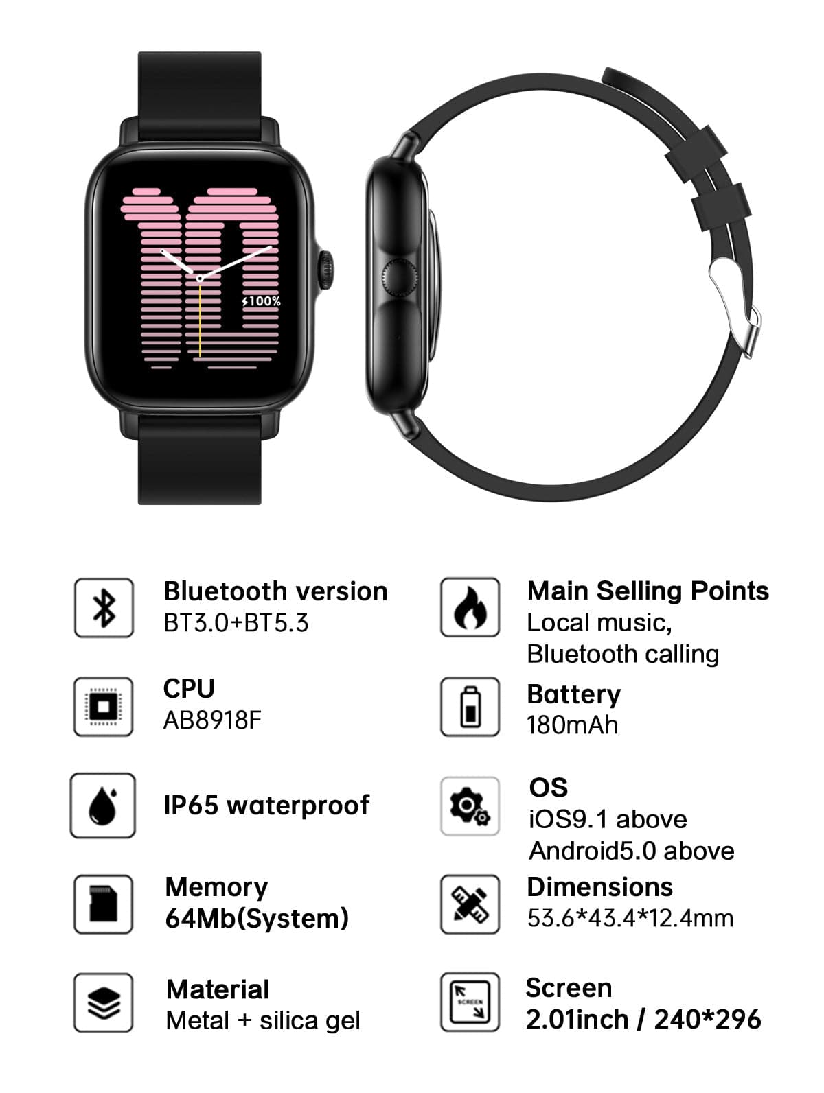 NBX H40 2.01" Retina Display Smart Watch-Shenzhen NBX Technology Co.,Ltd--nbxstore--apple smart watch-best smart watch-IOS