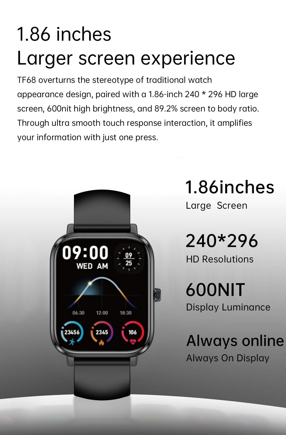 NBX TF68 Ultra Thin Smart Watch-Shenzhen NBX Technology Co.,Ltd--nbxstore--AMOLED-Android-apple smart watch-Smart Watch