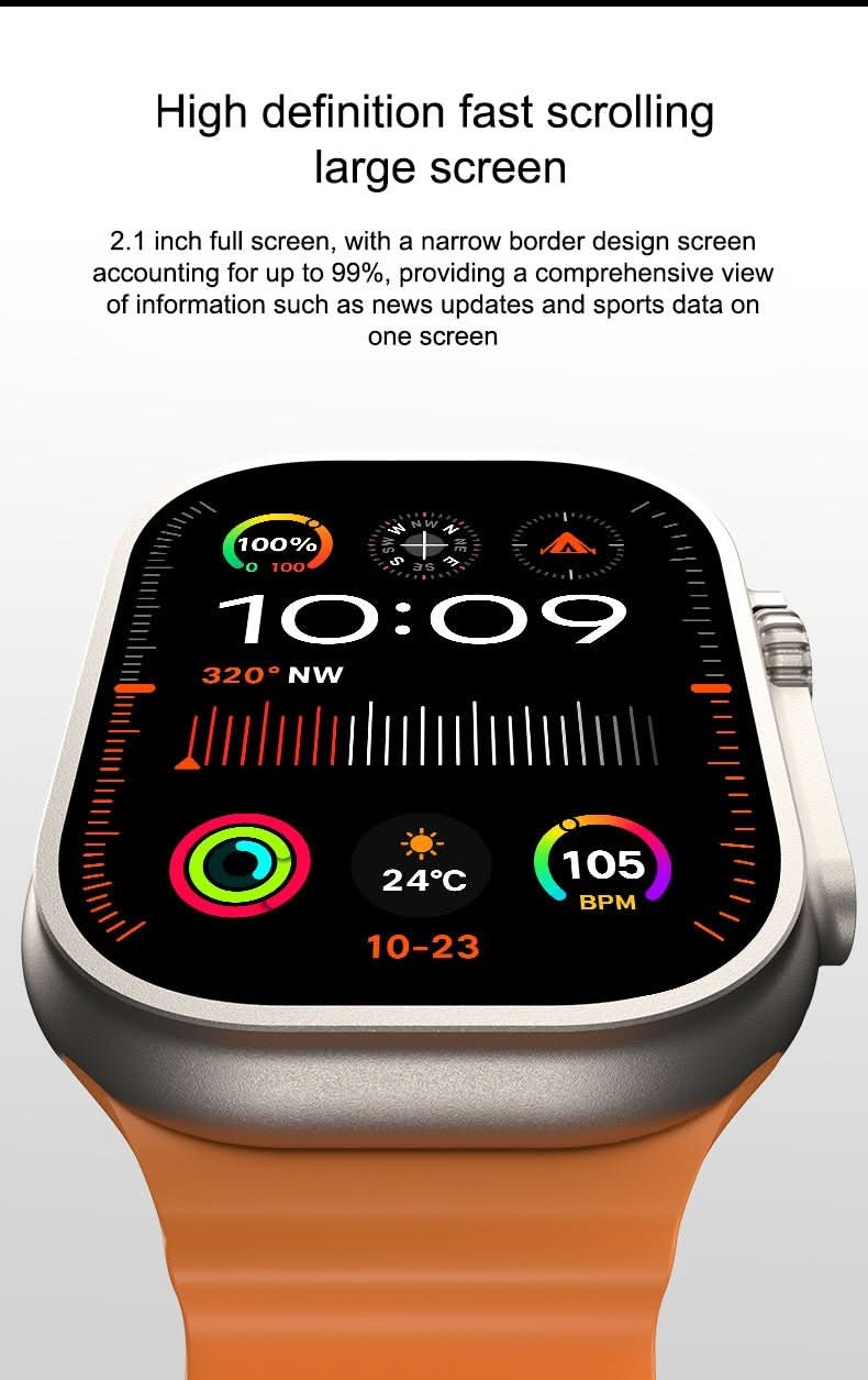 NBX V9 Ultra2 AI Smart Watch-Shenzhen NBX Technology Co.,Ltd--nbxstore--apple smart watch-best smart watch-IOS-Funost