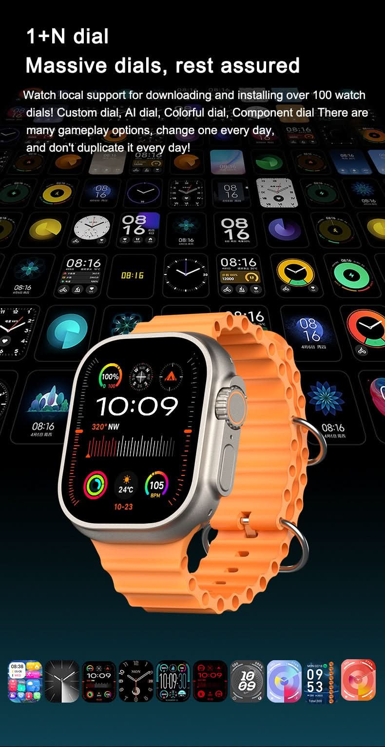 NBX V9 Ultra2 AI Smart Watch-Shenzhen NBX Technology Co.,Ltd--nbxstore--apple smart watch-best smart watch-IOS-Funost