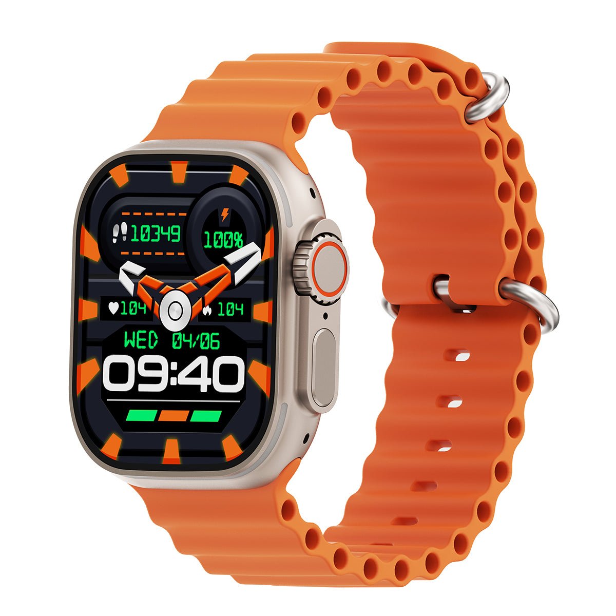 NBX W69 +2.04inch AMOLED Smart Watch 2024 - Shenzhen NBX Technology Co.,Ltd - NJY - W69+ - 2 - Orange - best smart watch