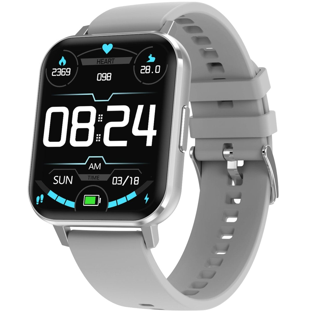 NBX X Smart Watch for Men - Shenzhen NBX Technology Co.,Ltd - DT Smart Watch - NBX X Smart Watch for Men - DT X - 1 - Silver