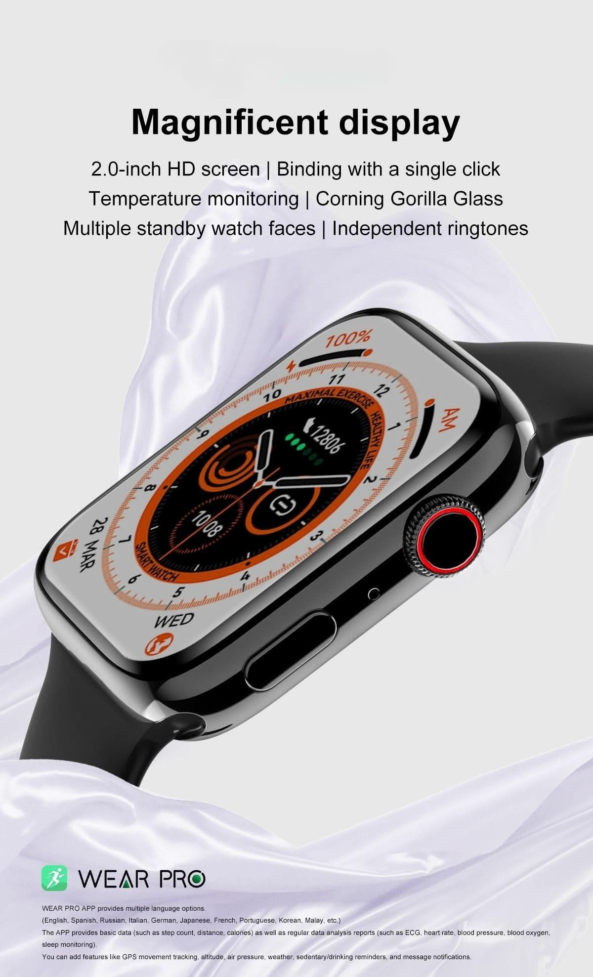 NBX8 Max Fashion Smart Watch - Shenzhen NBX Technology Co.,Ltd--nbxstore--Android-apple smart watch-best smart watch-